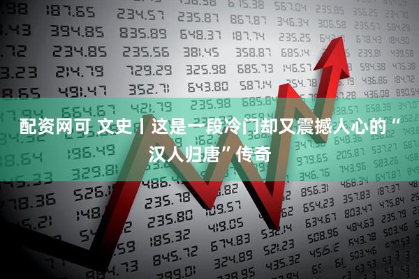 配资网可 文史丨这是一段冷门却又震撼人心的“汉人归唐”传奇